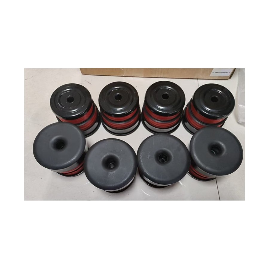 Silicone Body Mount Bushing Kit — Red, F-250 / F-350 2008–2016